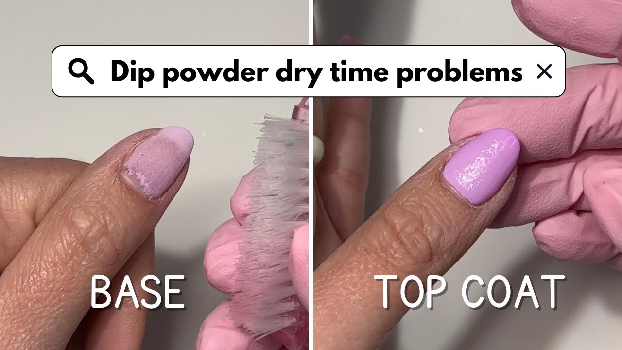 Dip powder nails dry time PROBLEMS (how to fix it)