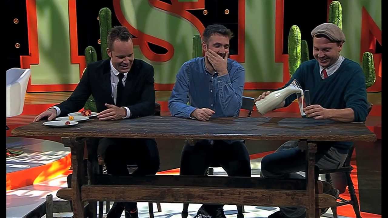 Mikkel Kryger spiser chili - igen (Riisings flotte talkshow - sæson 2)