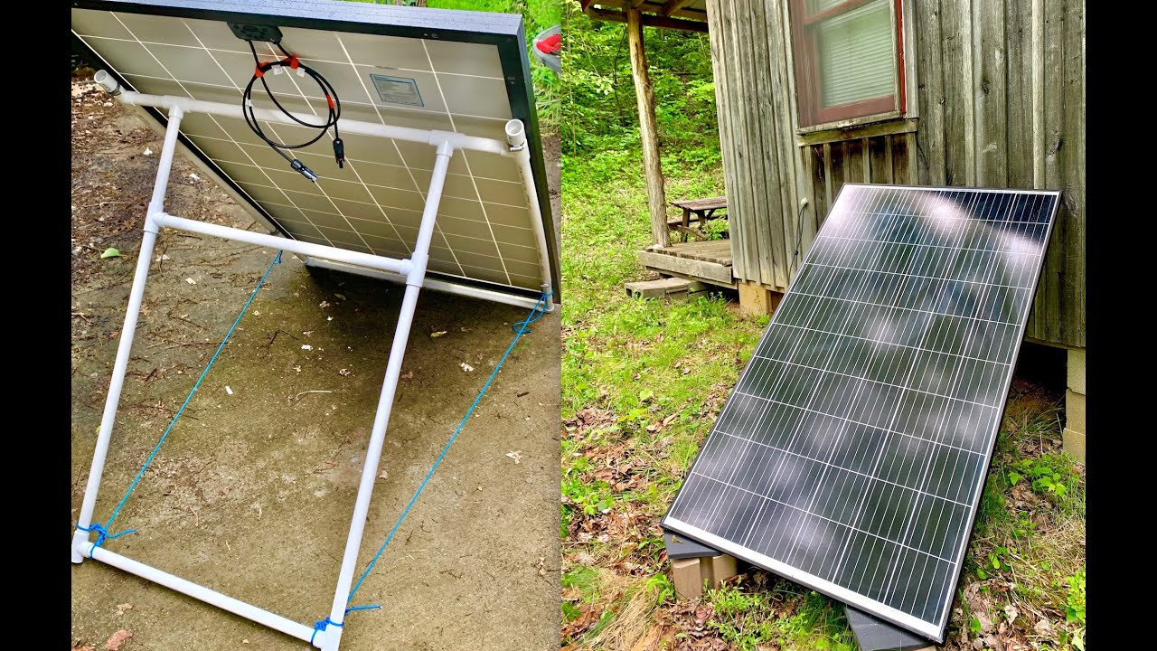 🌞🤩 LARGE SOLAR PANEL Mobile Stand DIY 😚