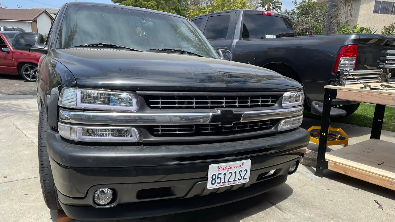 INSTALLING Z71 VALANCE AND SILVERADO LED HEADLIGHTS !
