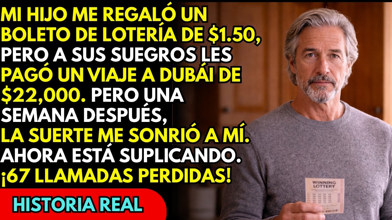 Día del Padre: Mi hijo me dio 1,50$, a su suegro 22.000$… la suerte habló y destapé todo