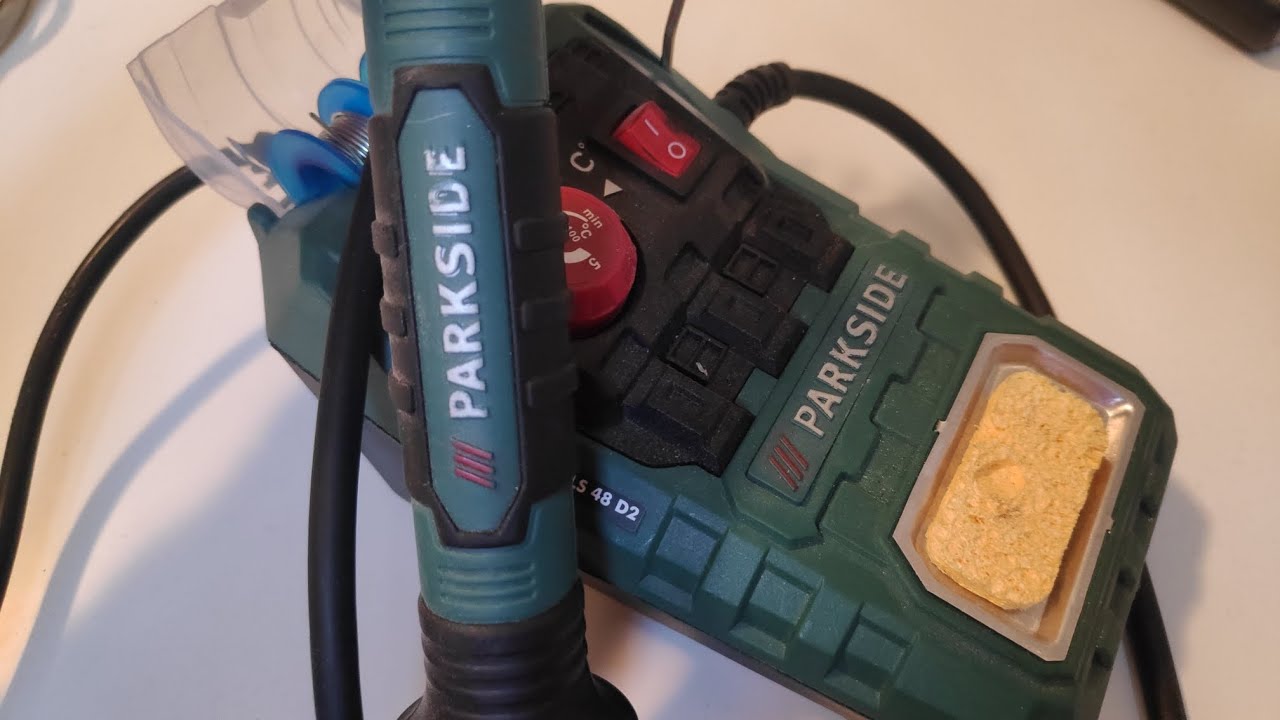 Parkside soldering station PLS 48 D2, review and use! Real bargain! (English)