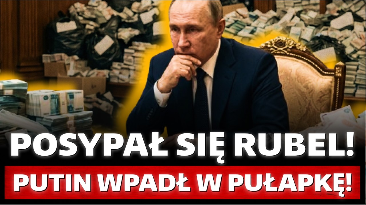 Panika w Rosji. Drukują RUBLE! Największa ILUZJA Putina RUNĘŁA. Wybuch INFLACJI! Balans ZŁAMANY
