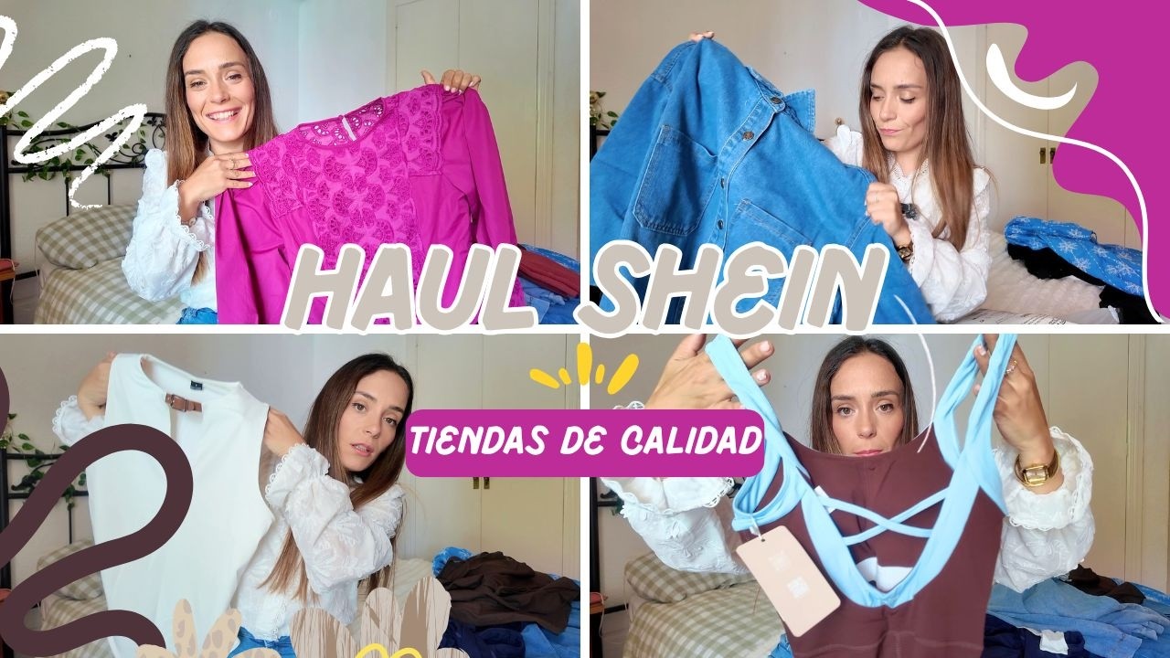 🛍️ HAUL SHEIN 🛍️ TIENDAS de CALIDAD 💎 ''CREA UN ARMARIO que HABLE POR TÍ'' ♥️
