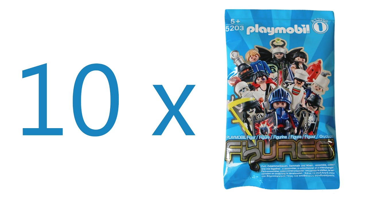 Playmobil Figures Serie 4 - 10 Booster [ Opening / Unboxing ]