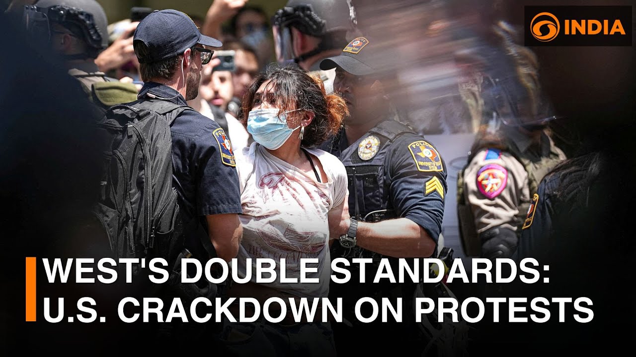 West's Double Standards: US Crackdown on Protesters, Freedom of Speech | Media Scan