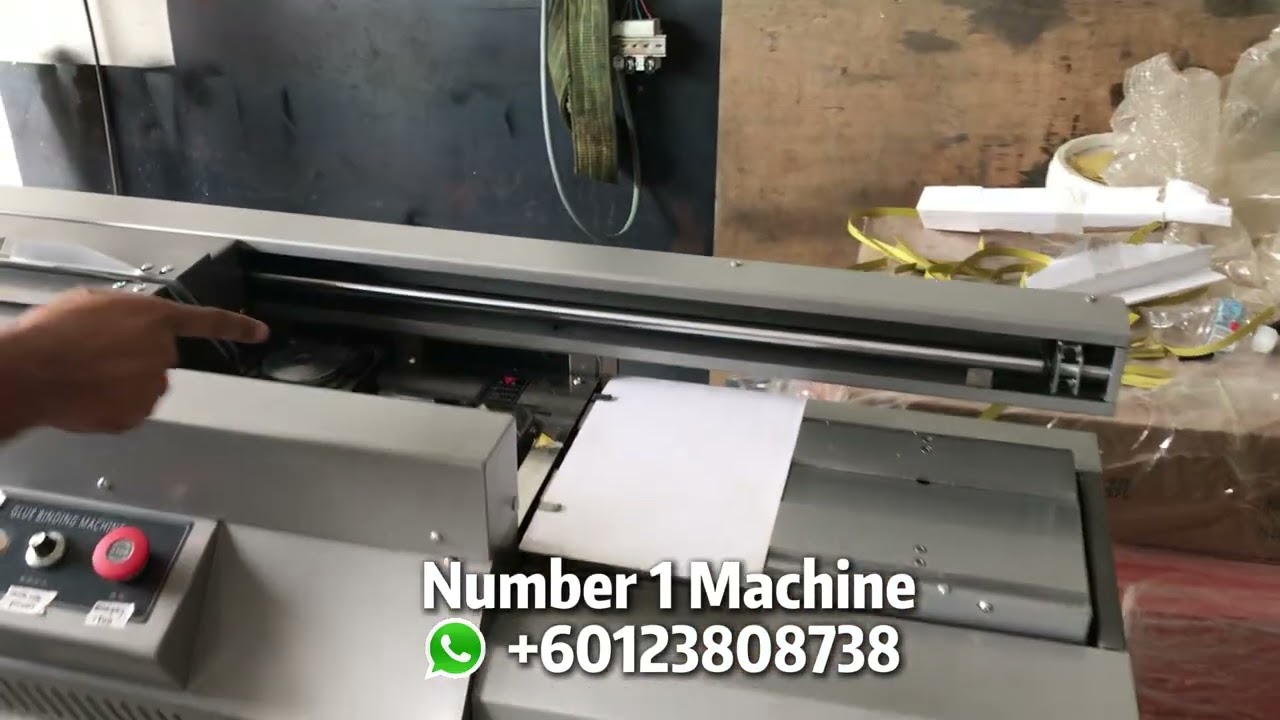 Turn printed sheets into professional books effortlessly with the Perfect Binding Machine #machine