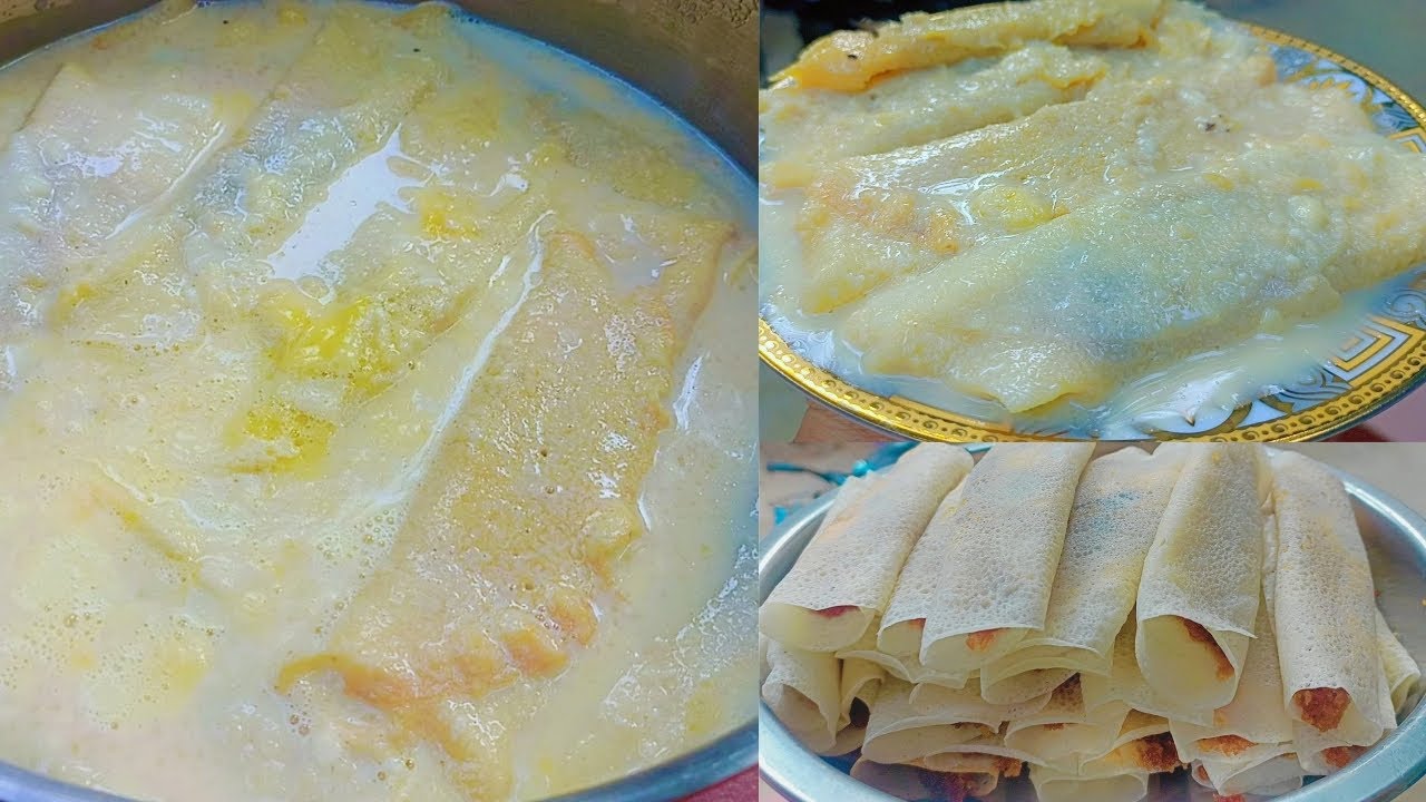 মালাই পাটিসাপটা পিঠা রেসিপি | Malai patishapta recipe | Pitha recipe in bengali #pitha