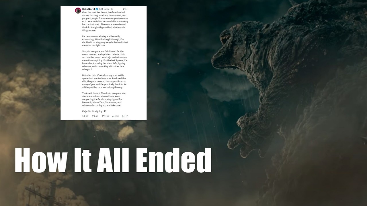 The GODZILLA MINUS ZERO HOAX Epilogue