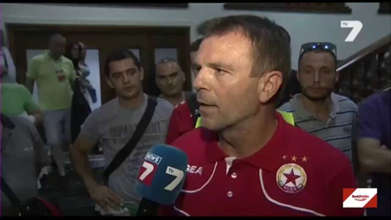 Младенов с емоционално изказване след победата над Левски 27.07.2014