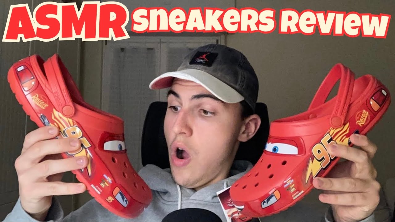 ASMR Sneakers Review: Crocs X Disney &ldquo;Lightning McQueen&ldquo;🏎️⚡️