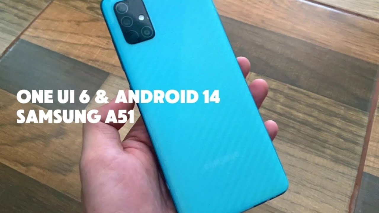 MAU RASAKAN ONE UI 6.0 ANDROID 14 DI  SAMSUNG A51?? CUKUP CUSTOM ROM SAJA!!