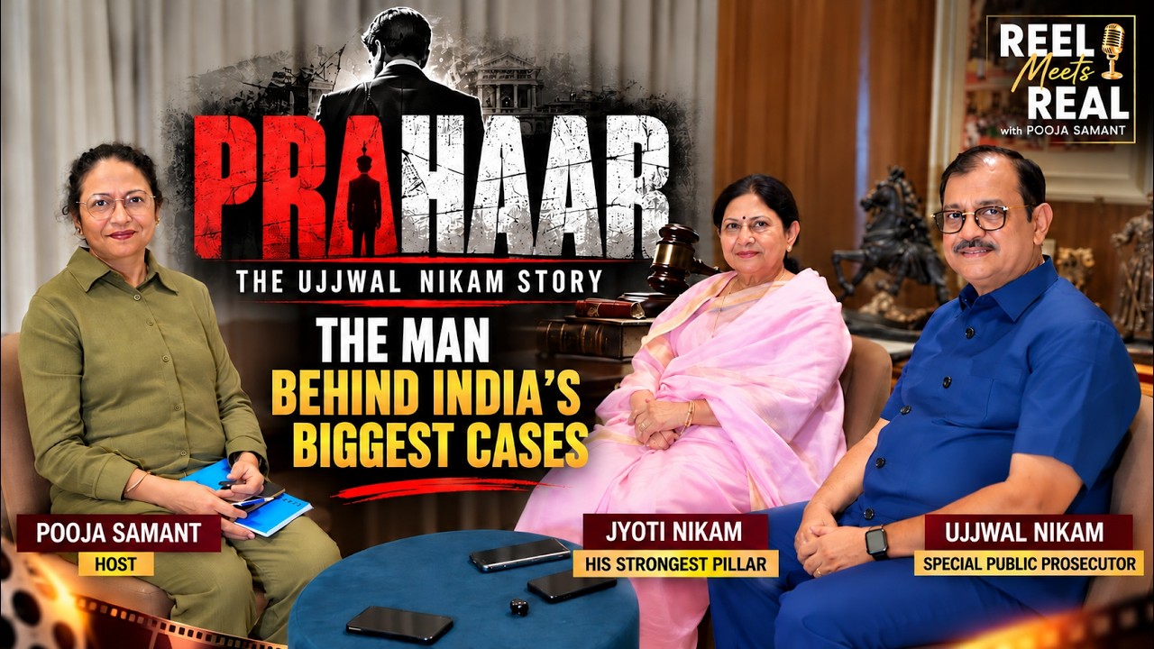 FIRST TIME Ujjwal Nikam with Wife अनसुनी बातें on Reel Meets Real with Pooja Samant
