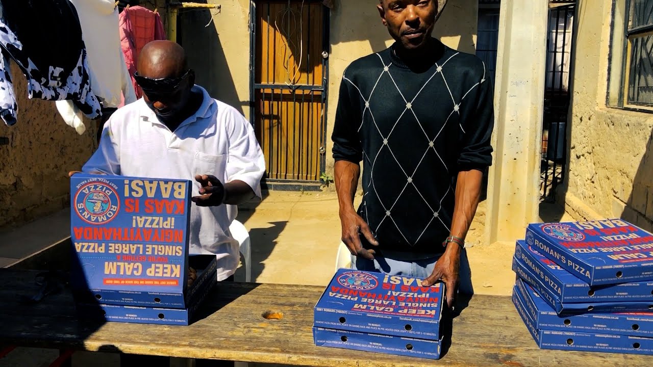 South Africans VS Food | Men VS 12 Pizza Boxes
