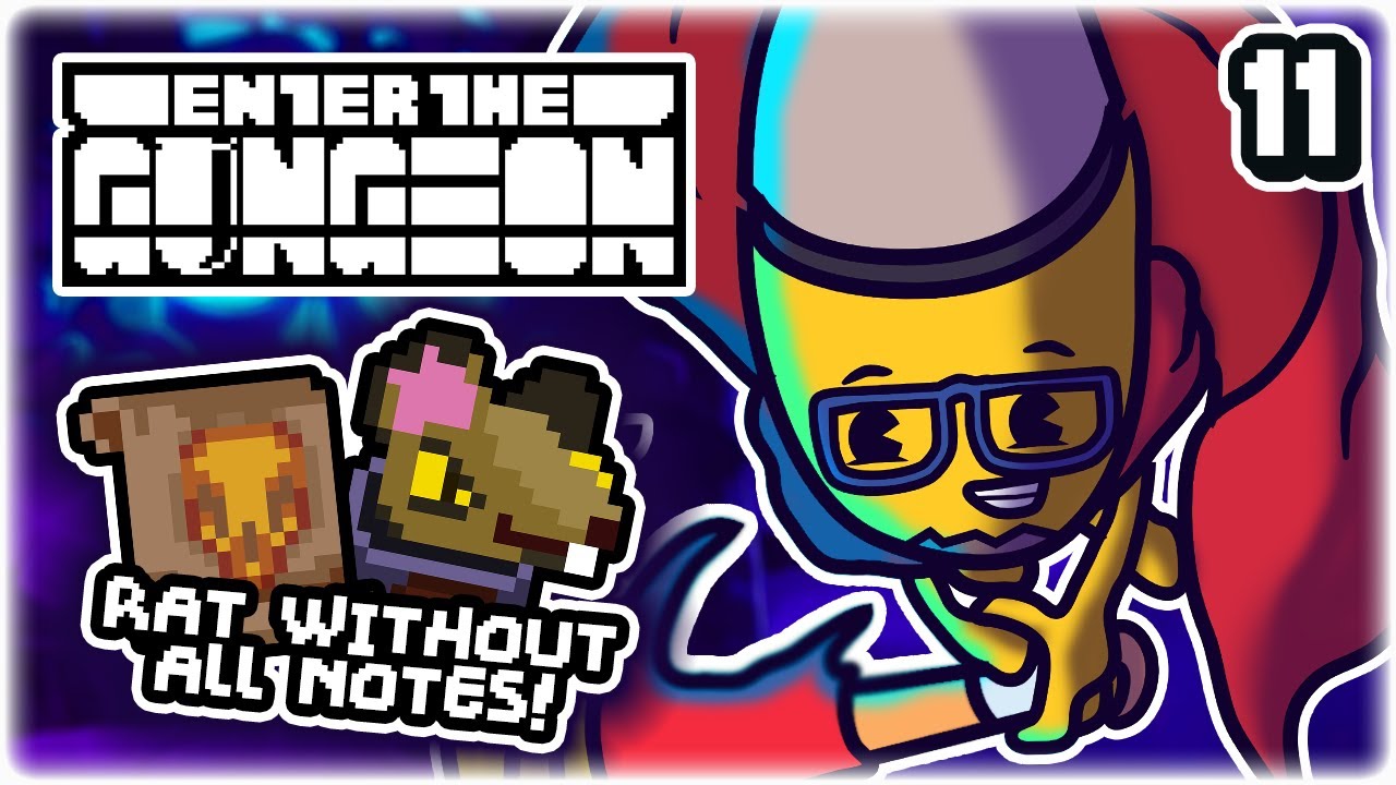 BEATING THE RAT WITHOUT ALL NOTES | Part 11 | Let's Play Enter the Gungeon: Beat the Gungeon | Tips