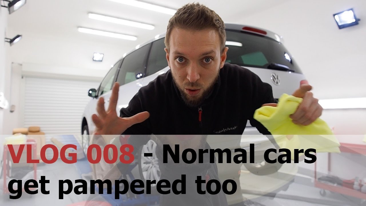 Even 'normal' cars get pampered. Gtechniq on the VW's - Detailing VLOG 008