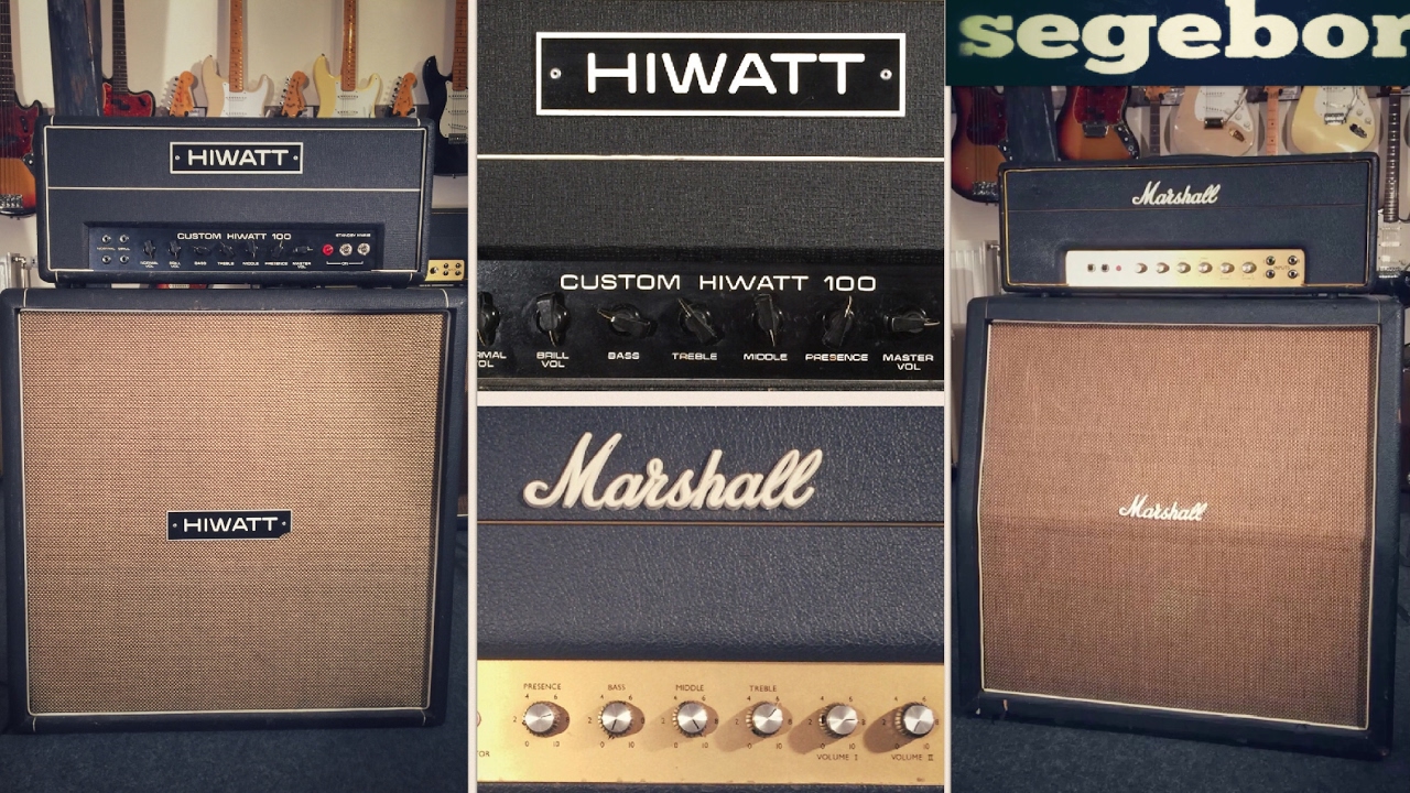 Hiwatt Vs Marshall - DR103 Vs Plexi