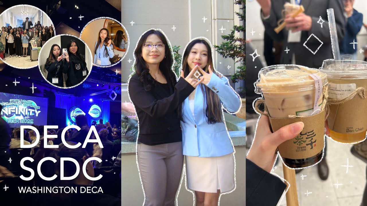*competing* at washington DECA SCDC 2025 vlog | senior year 👩🏻‍💼