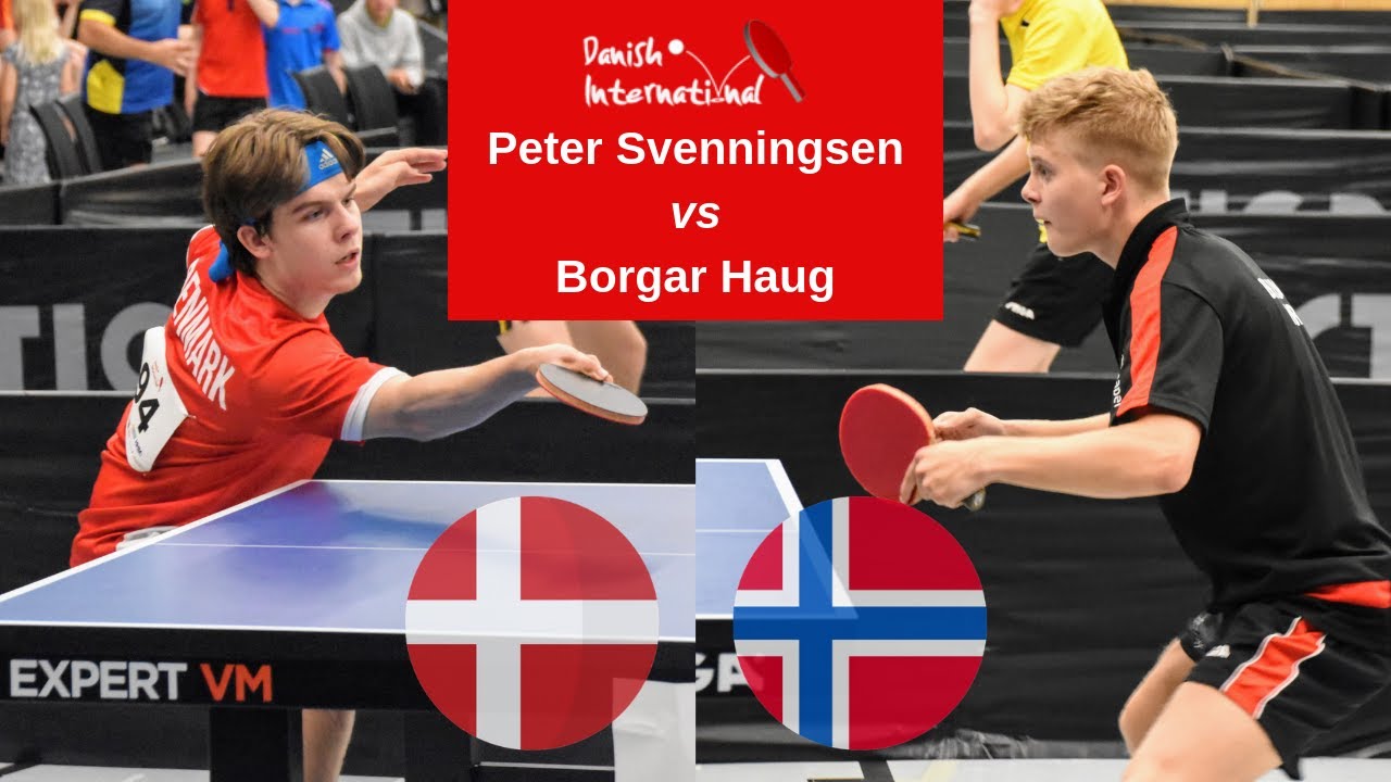 Table tennis: Peter Svenningsen vs Borgar Haug