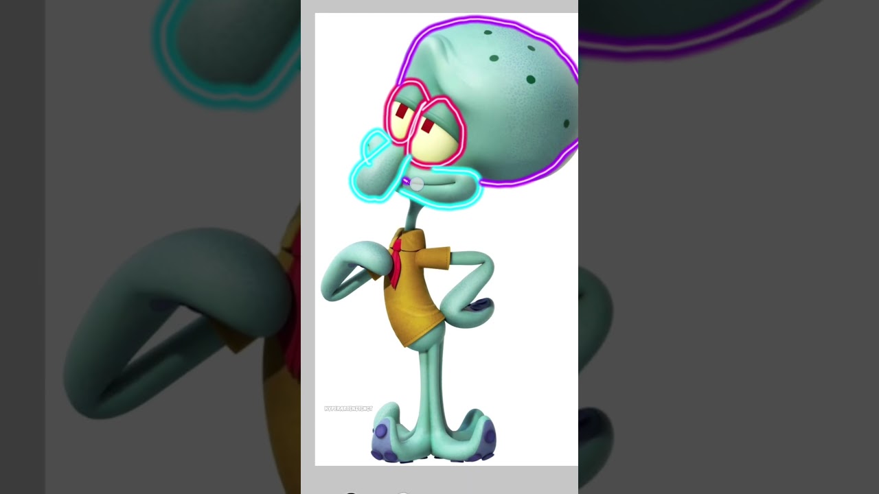 Drawing Squidward from SpongeBob SquarePants 😍😱🥶#squidward  #spongebobsquarepants #shorts #spongebob
