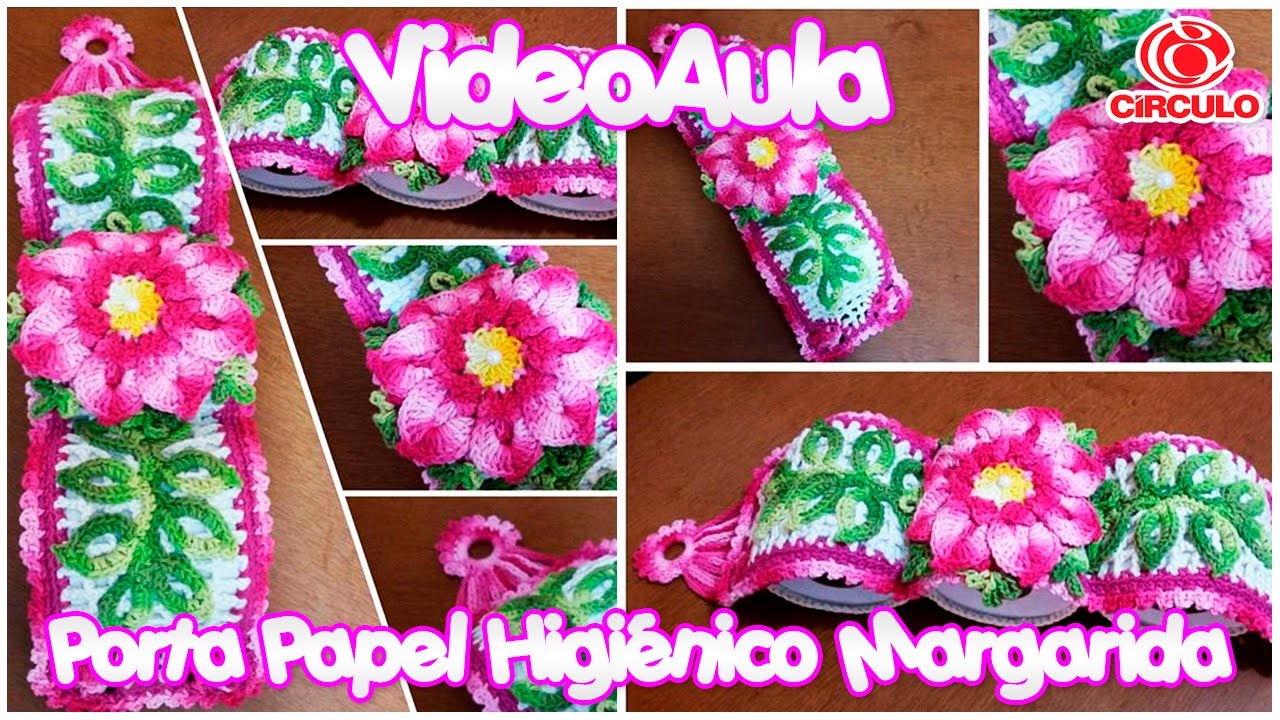 Porta Papel Higiênico Margarida