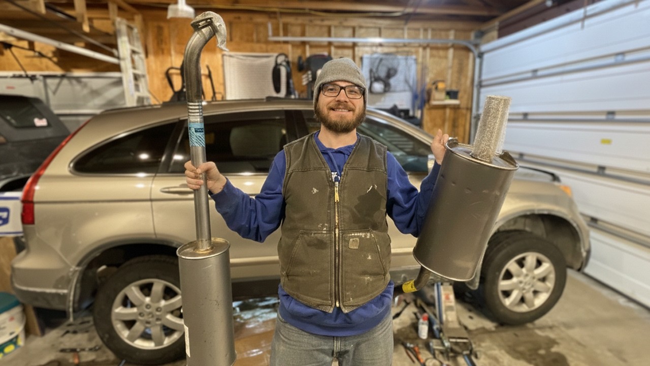 Quieting and modifying the wife's CRV, can you guess what mod she didn't ask for?