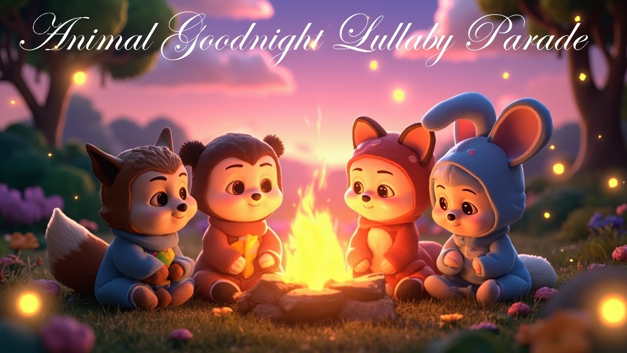 Animal Goodnight Lullaby Parade - A Gentle Lullaby For Kids
