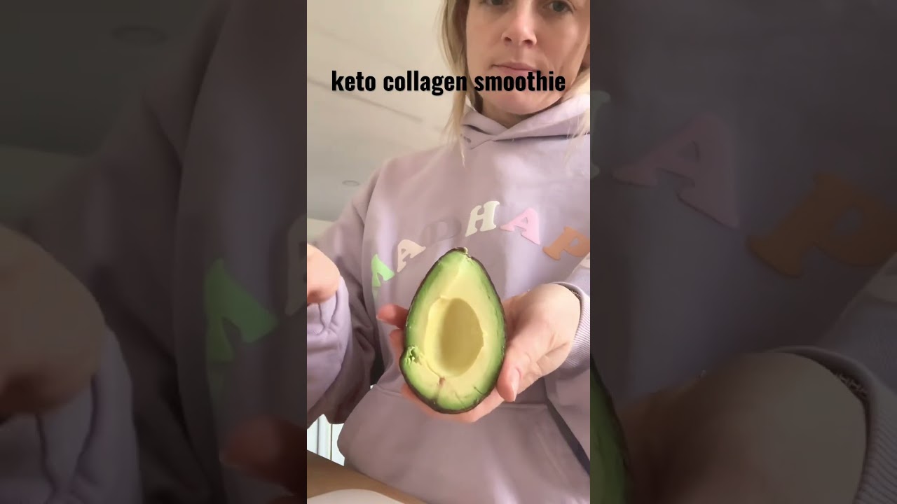 🥑 keto collagen smoothie 🥑 easy keto recipe #shorts #ketorecipe #collagen #collagenrecipe #keto