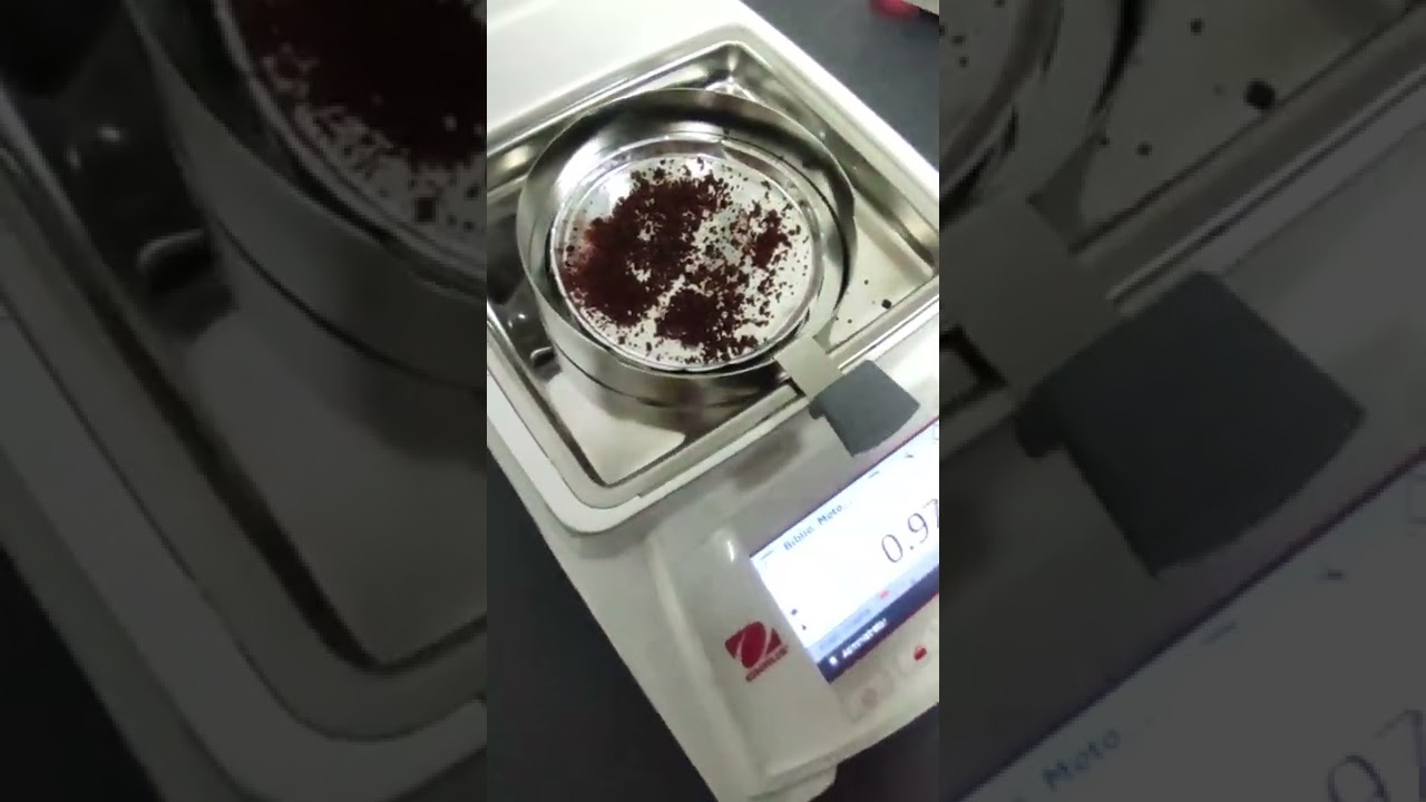 Manejo básico análisis de muestras - MB120 Ohaus