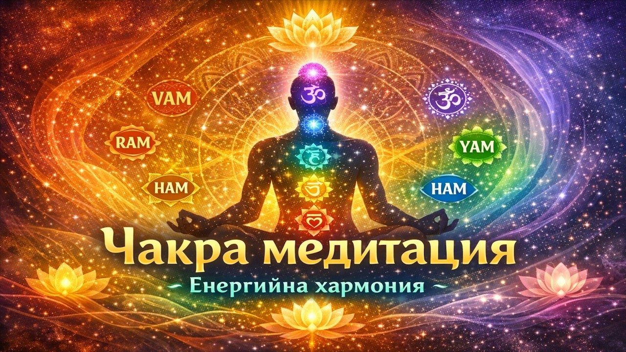🧘‍♂️ Chakra Meditation with Mantra Vibration| Deep Healing Energy & Inner Balance