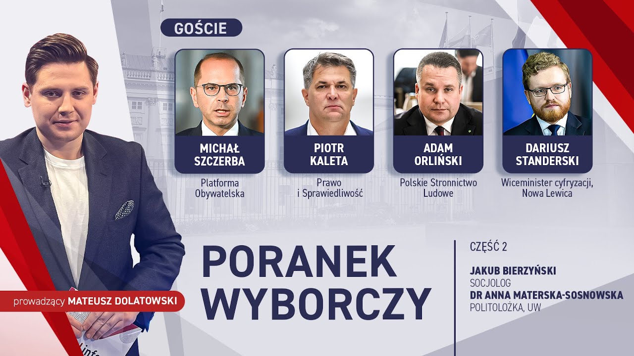 Poranek Wyborczy | Szczerba, Kaleta, Orliński, Standerski, Bierzyński, Materska-Sosnowska |4.02.2025