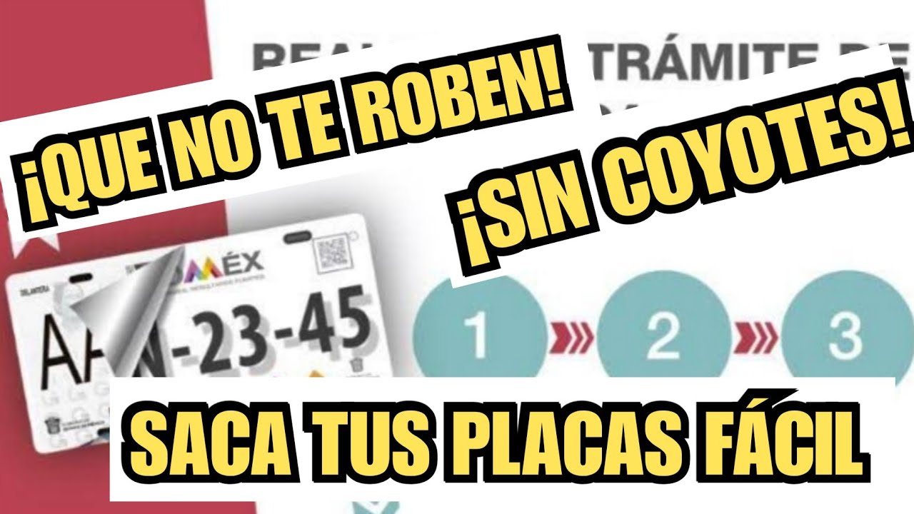 CÓMO TRAMITAR PLACAS PARA MOTO EN EL ESTADO DE MÉXICO/2021 / MASSIOSARE