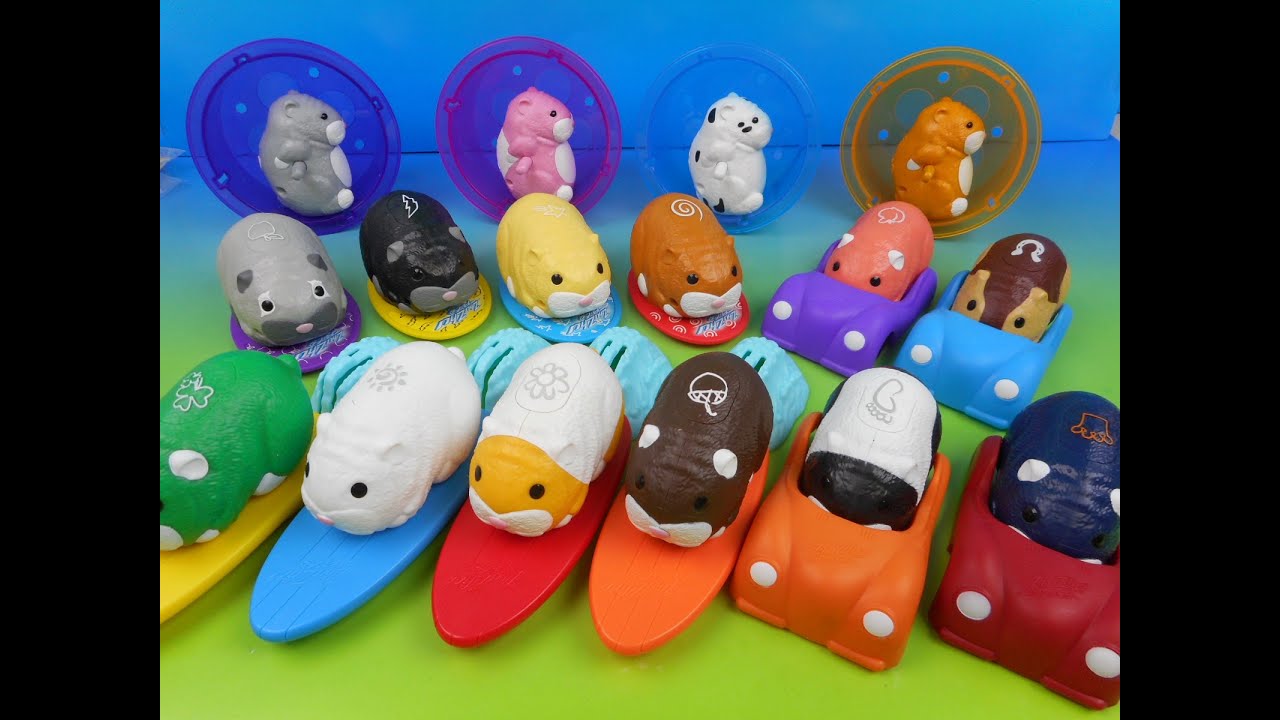 2010 ZHU ZHU PETS FULL SET OF 16 BURGER KING COLLECTIBLES VIDEO REVIEW