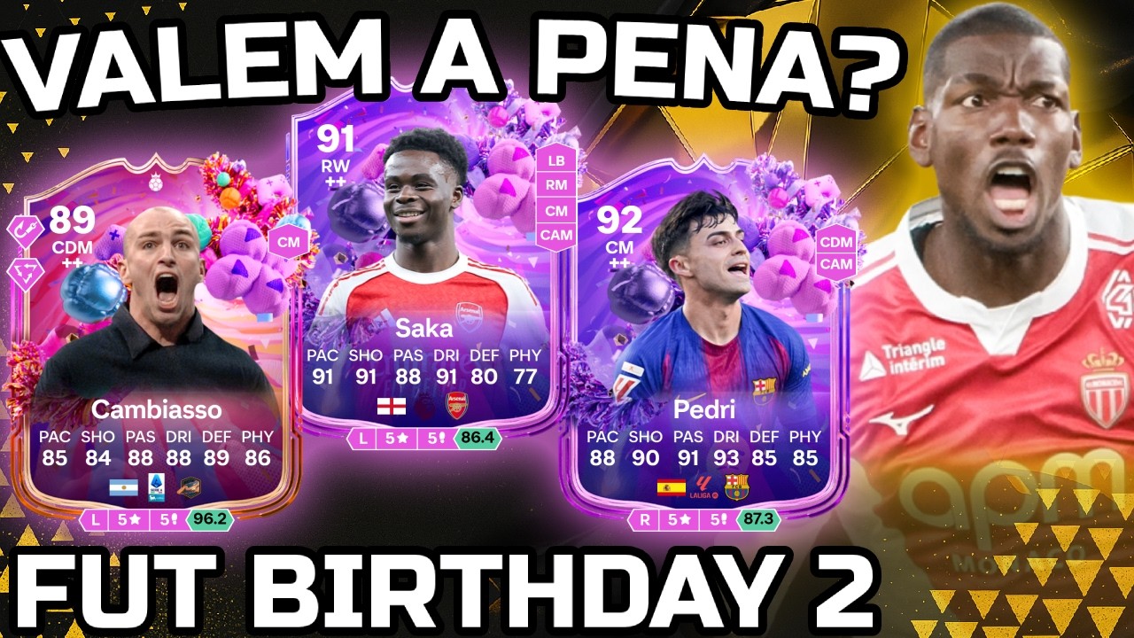 EA FC 26 - Saka e Cambiasso Valem a Pena? Quais os melhores PS pra eles no FUT Birthday Time 2 no UT