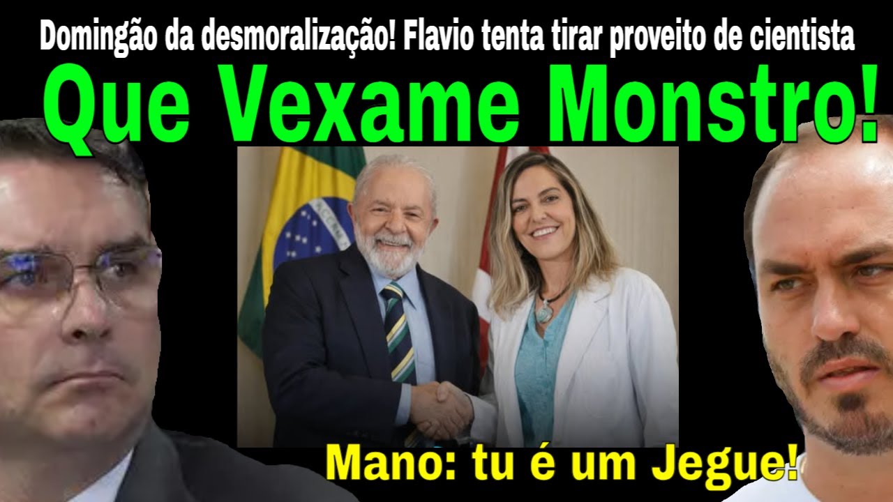 DOMINGÃO DO APAVORO! FLAVIO BOLSONARO TENTA USAR CIENTISTA E SE DÁ MAL! VERDADES DEMOLIDORAS SURGEM!