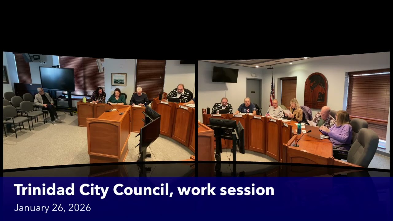 (TCC-WS) Trinidad City Council, work session, January 26, 2026.