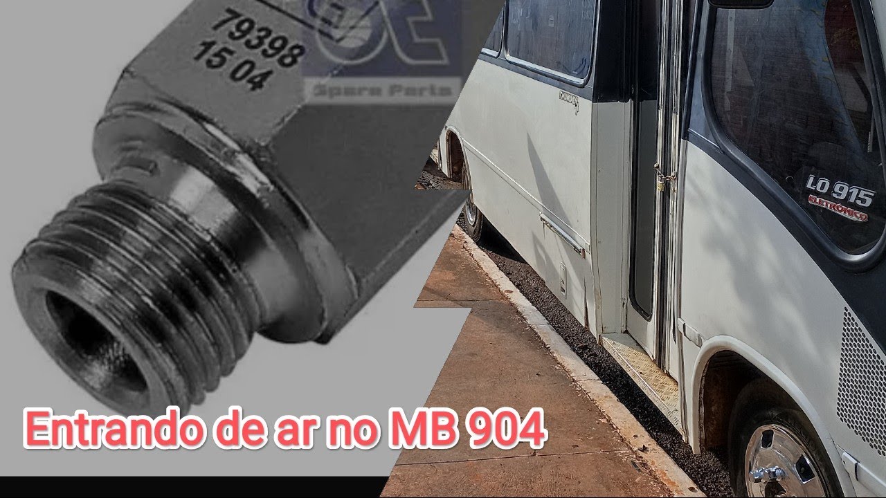 Motor com entrada de ar ,sintoma do MB 904