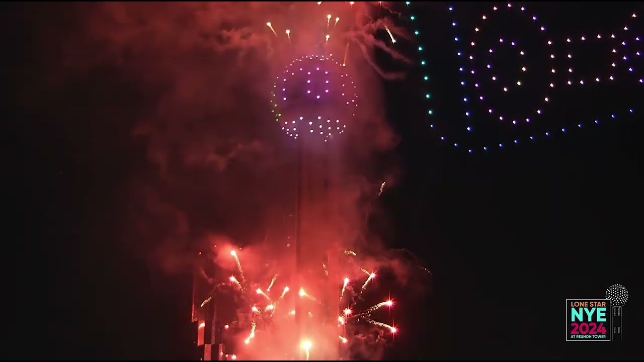 Lone Star NYE Drone Show 2024 #LoneStarNYE