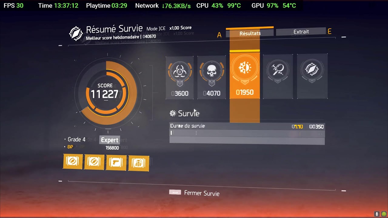 the division survie