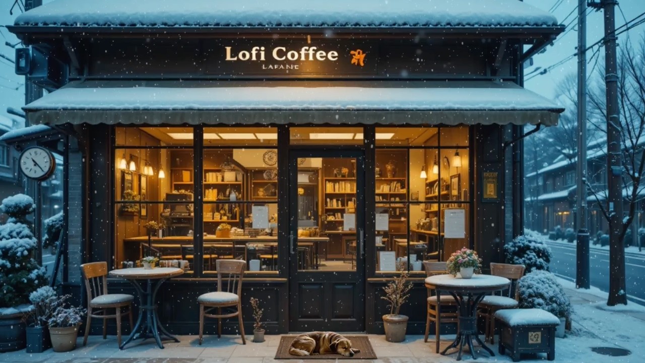 Cozy Lofi Cafe Beats ☕ Winter Day in Tokyo [Deep Focus / Study Beats]