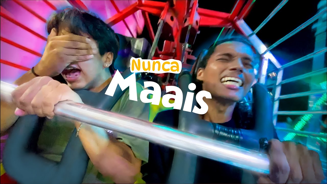 ENTREI NO BRINQUEDO MAIS ASSUSTADOR DO PARQUE… E ME ARREPENDI!
