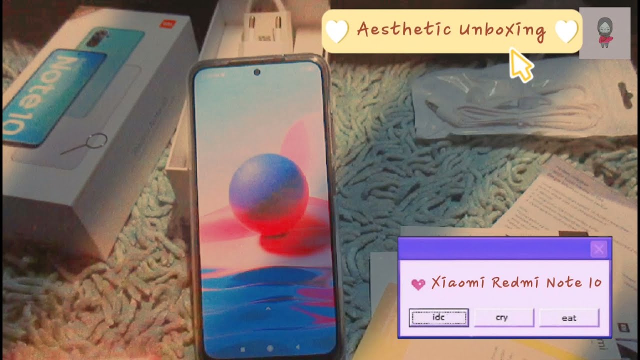 Xiaomi Redmi Note 10 | Minimalist Aesthetic🕊 Unboxing | IND
