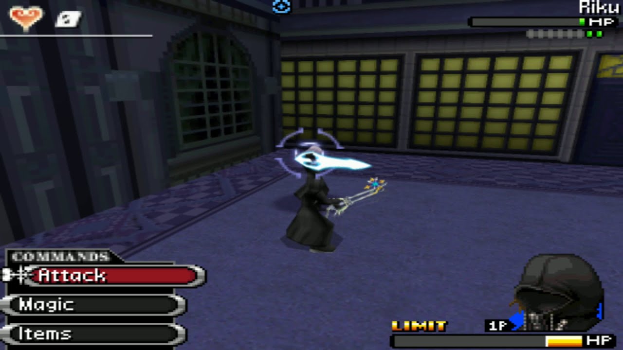 KH 358/2 Days (NDS): Final Day - Boss Battle: Riku (1080p HD)