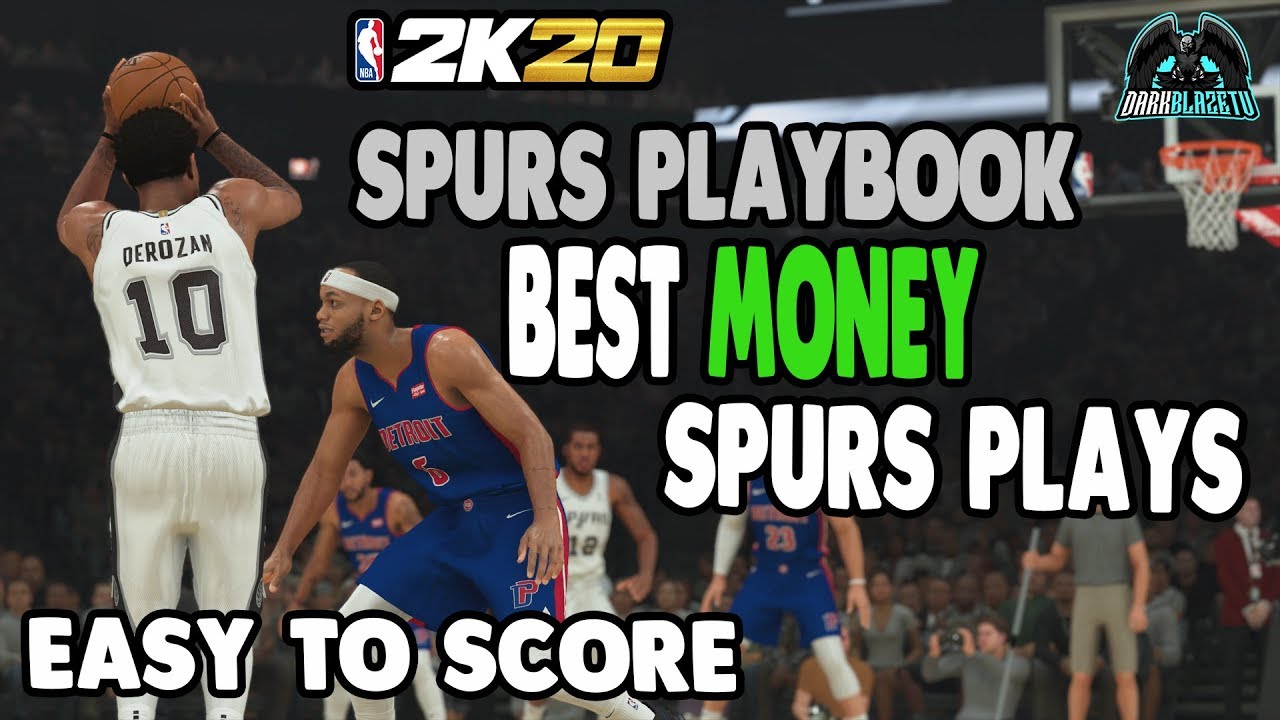 NBA 2K20 Spurs Playbook Tutorial - Best Money Plays To Win In Myteam and Play Now Online