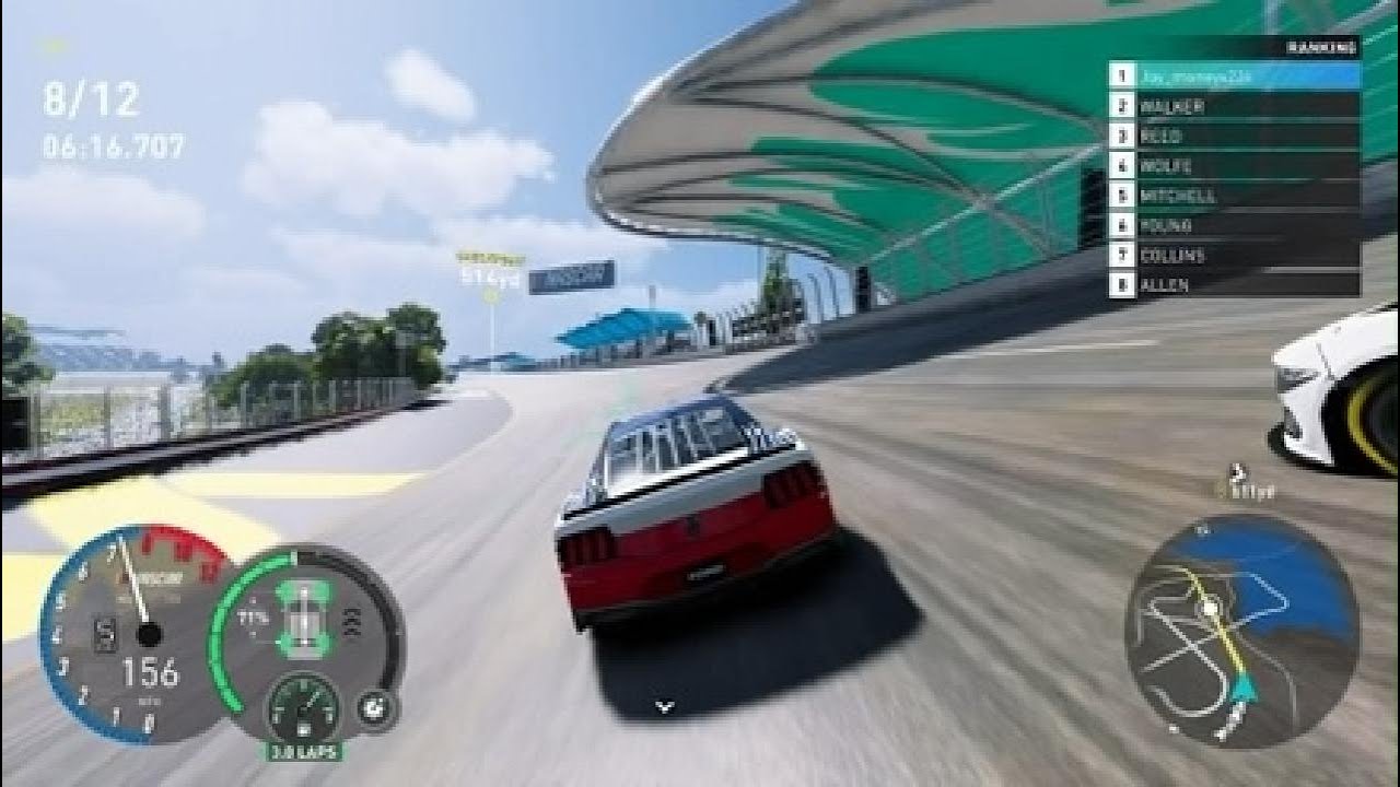 Part 1 of the nascar series in THE CREW MOTORFEST