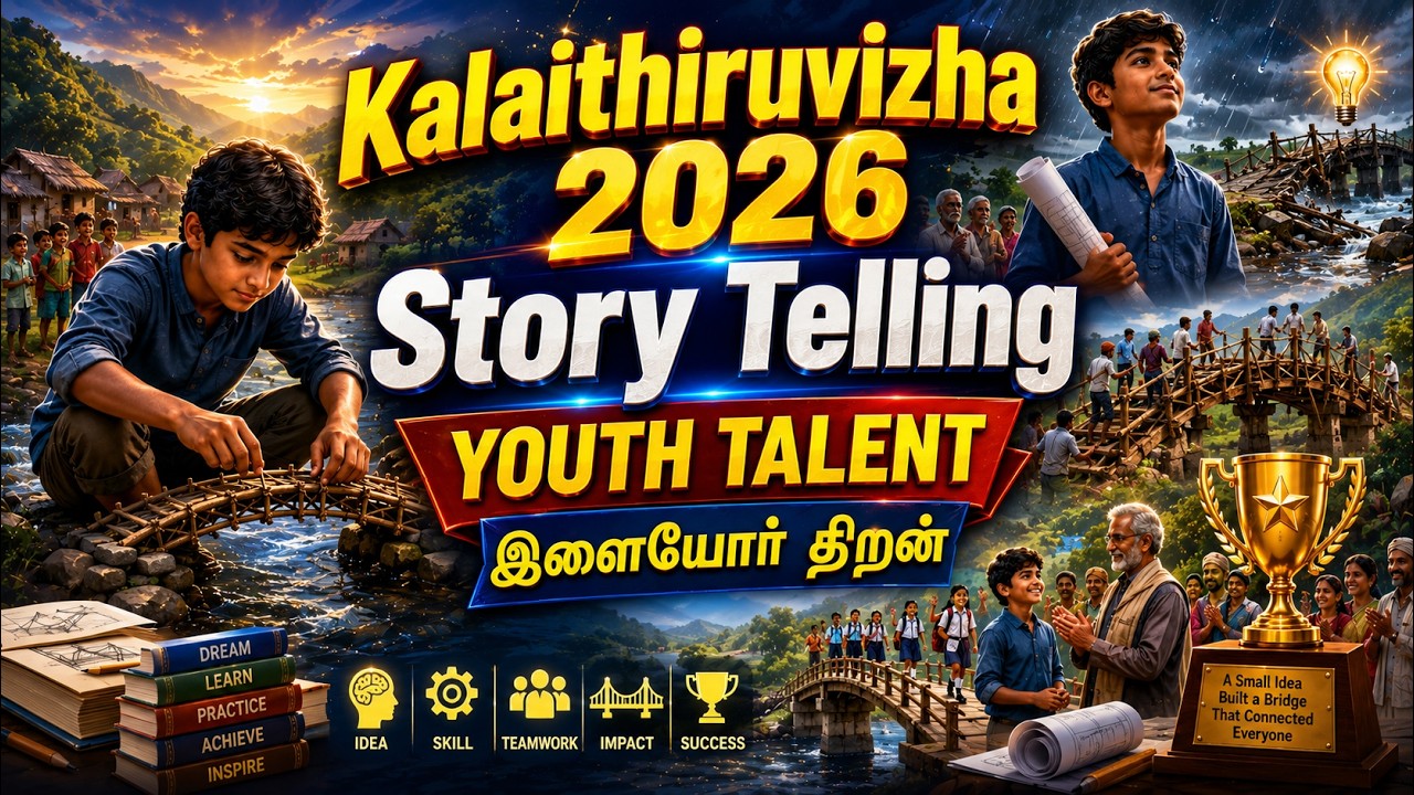 YOUTH TALENT STORY TELLING | இளையோர் திறன் | Ilaiyor thiran tamil story | Kalai thiruvizha story