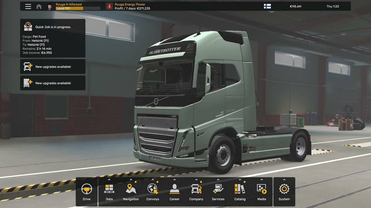 Euro Truck Simulator 2 | Helsinki | Volvo #115