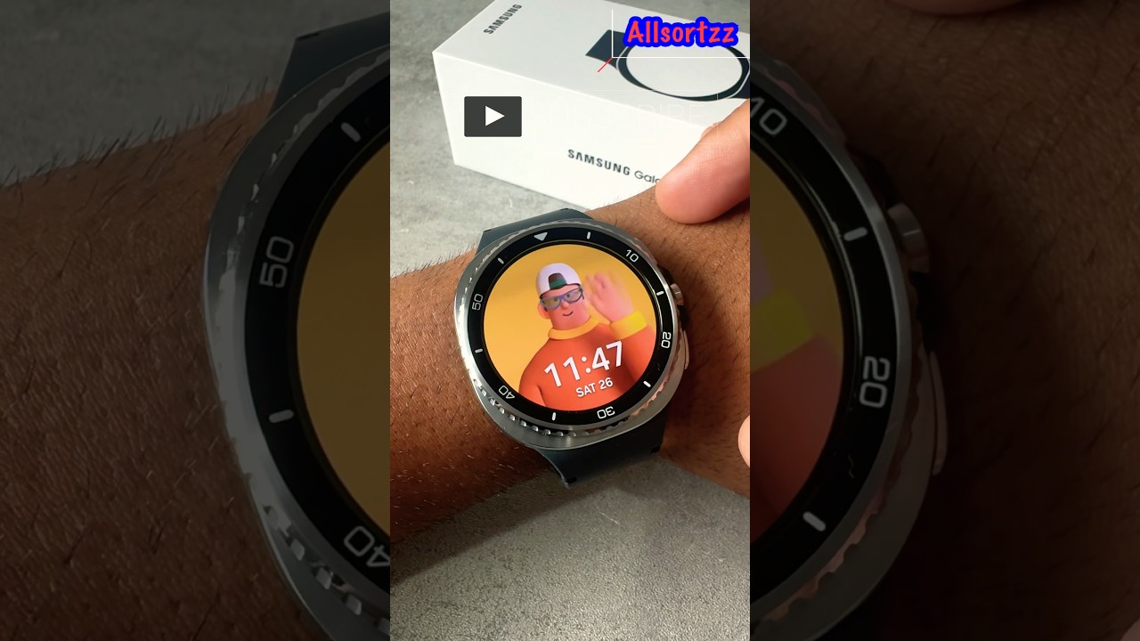 Rotating Bezel On The Samsung Galaxy Watch8 Classic: #shorts #samsunggalaxywatch8classic #allsortzz