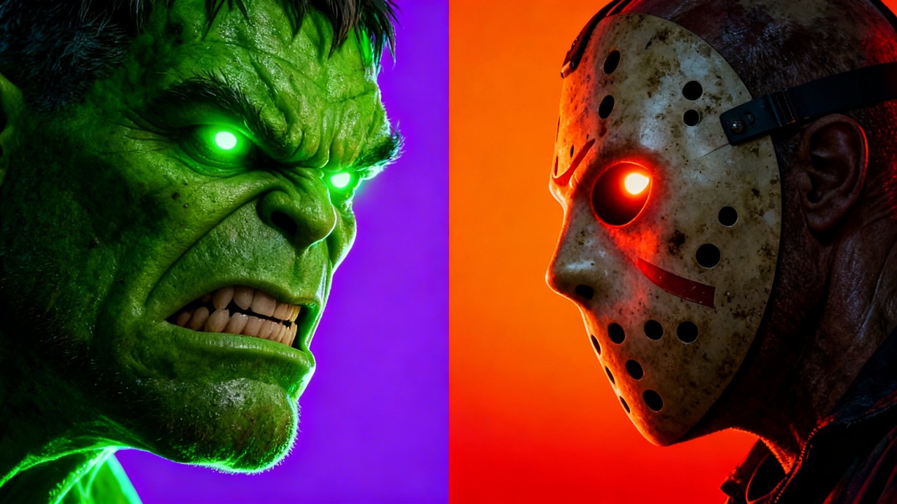 HULK vs JASON VOORHEES | AI Horror Short Film | Made With Higgsfield AI