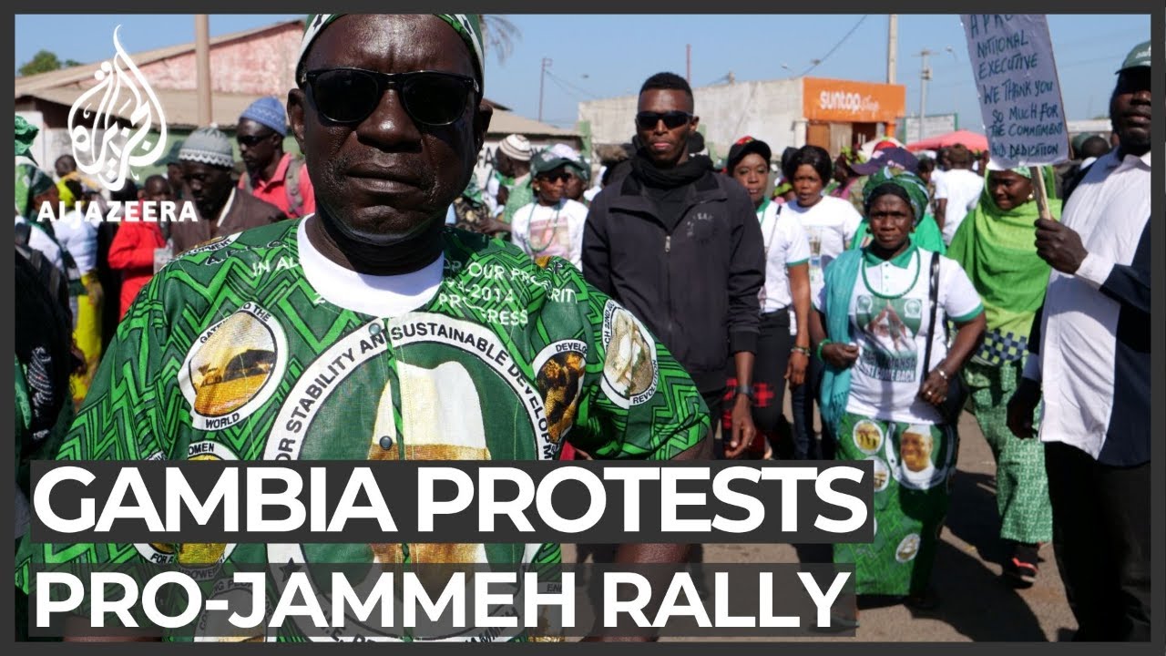 Thousands rally in The Gambia for ex-leader Yahya Jammeh's return